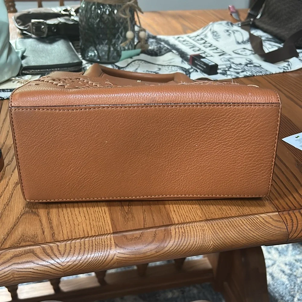 Kate Spade Cognac Leather Crossbody Bag - Picture 6 of 12